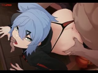 porno hentai fucked a gorgeous 2d chick in the ass